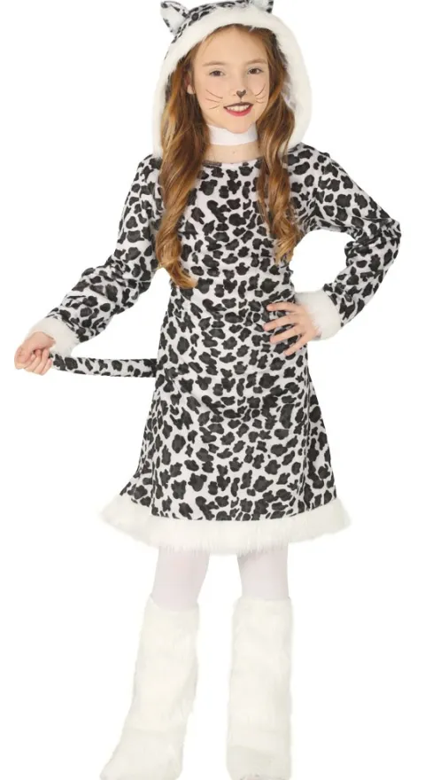 Hvid Leopard kostume