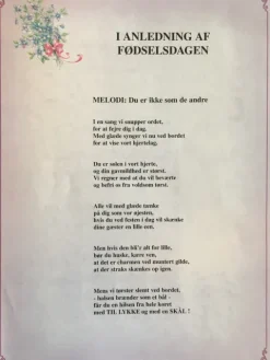 I anledning af fødselsdag