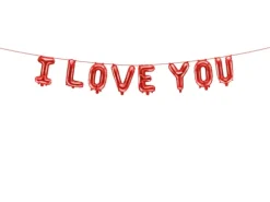 I love you folieballon sæt