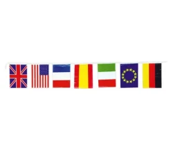 International flagguirlande 50 meter