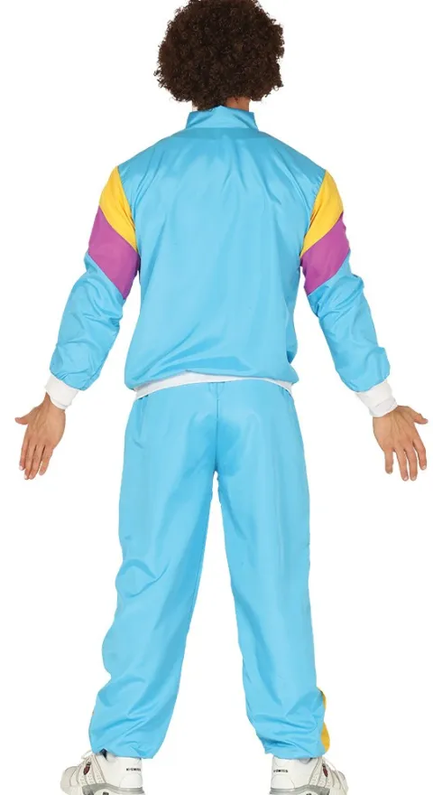 Joggindragt 80ér BLÅ