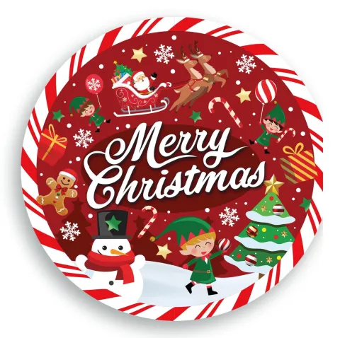 Juletallerken - merry christmas