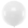 Jumbo ballon hvid ø100