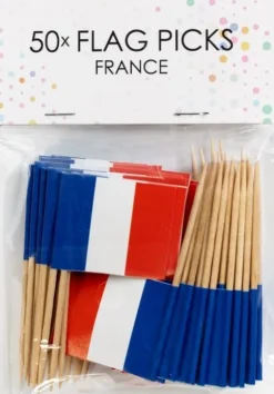 Kageflag Frankrig 50stk