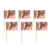 Kageflag i rosegold