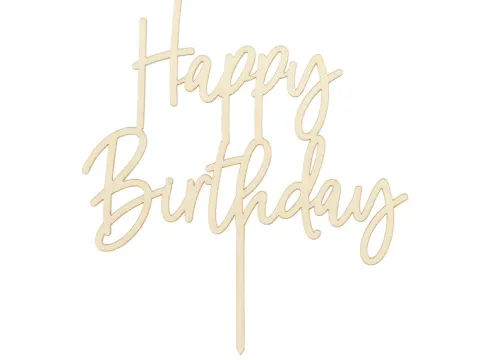 Kagetopper Happy Birthday Træ