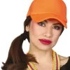 Kasket i neon-orange