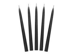 Kertelys 24 cm i mat sort