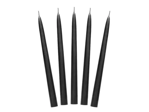 Kertelys 24 cm i mat sort