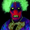 Klovnemaske Horror i foam UV