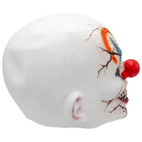 Klovnemaske latex - Krakeleret