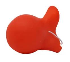 Klovnenæse i rød latex