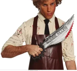 Kniv i plast 50 cm - Zombie Killer