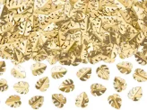 Konfetti blade i guld