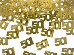 Konfetti med 50 Guld