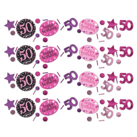 Konfetti 50 Sparkling pink