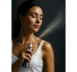 Kropsspray i hvid glitter