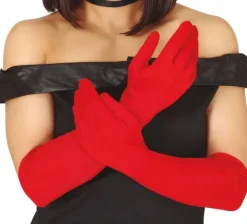 Lange handsker rød