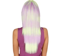 Lang paryk i pastel og neon