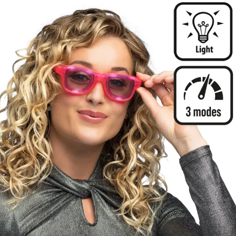 LED Partybriller - pink