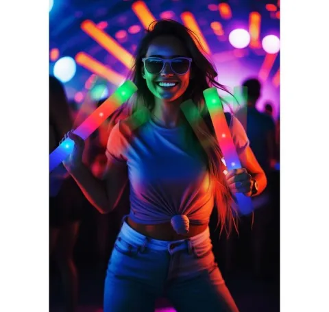 LED Skumstav med multi-lys 48cm