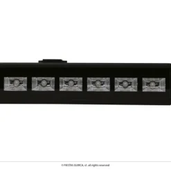 6 led uv lys til halloween - sort - indendørs