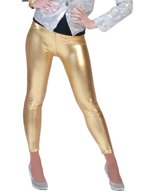 Leggings i Guldfarvet