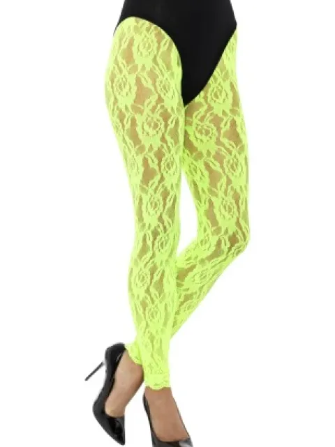 Leggings med Neon blonde