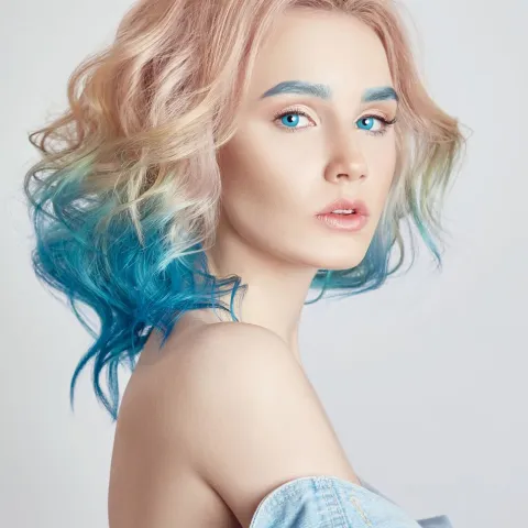 Linser i blå 1d - Blue Galaxy