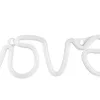 LOVE neon skilt hvid