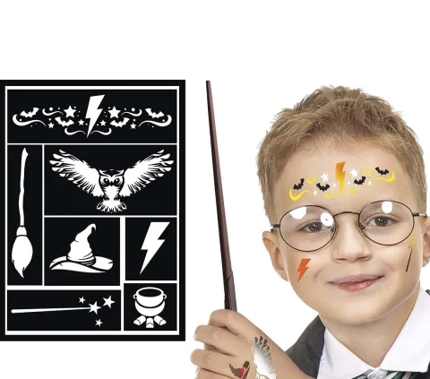 Makeup skabelon Harry Potter