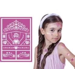 Makeup skabelon Prinsesse