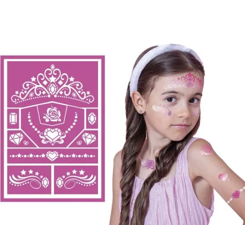 Makeup skabelon Prinsesse