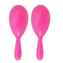 Maracas i plast, ass. farver 2stk