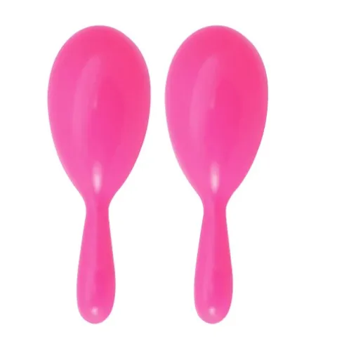 Maracas i plast, ass. farver 2stk