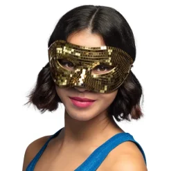 Maske Disco guld