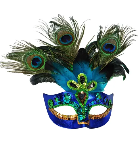 Maske Påfugl