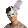 Maske Venice prezioso sølv