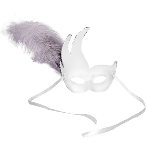 Maske Venice prezioso sølv