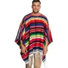 Mexicansk Poncho multifarvet