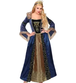 Middelalder Dronning kostume