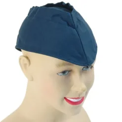 Militærhat, bådformet blå