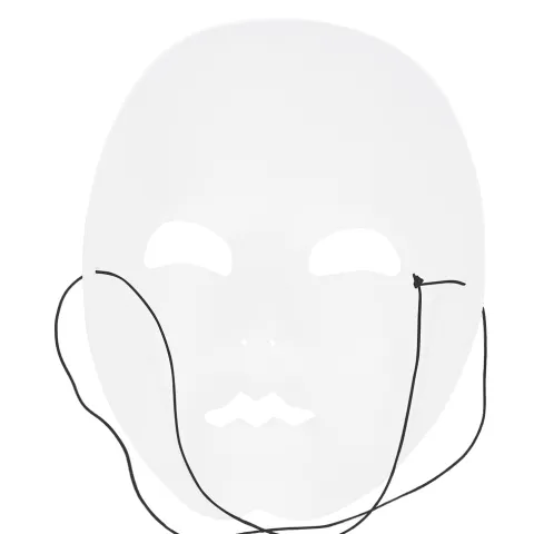 Mime maske guld