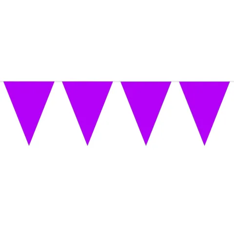 Mini Flagbanner i Lilla