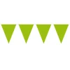 Mini Flagbanner i limegrøn
