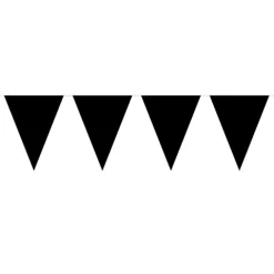 Mini Flagbanner i sort