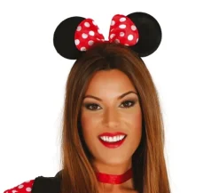 Minnie Mouse ører med stor sløjfe