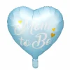 Mom to be folieballon i lyseblå