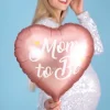 Mom to be folieballon i rosegold