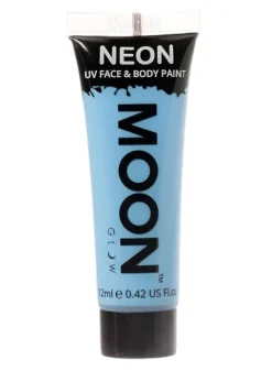 Moon Face/body paint UV i Blå